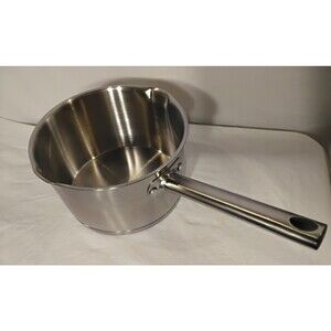 Masterclass  Cookware Stainless Steel  2.5-qt 7" Saucepan New